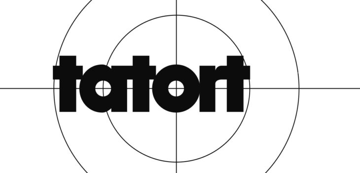 Das Tatort-Logo vor weißem Hintergrund