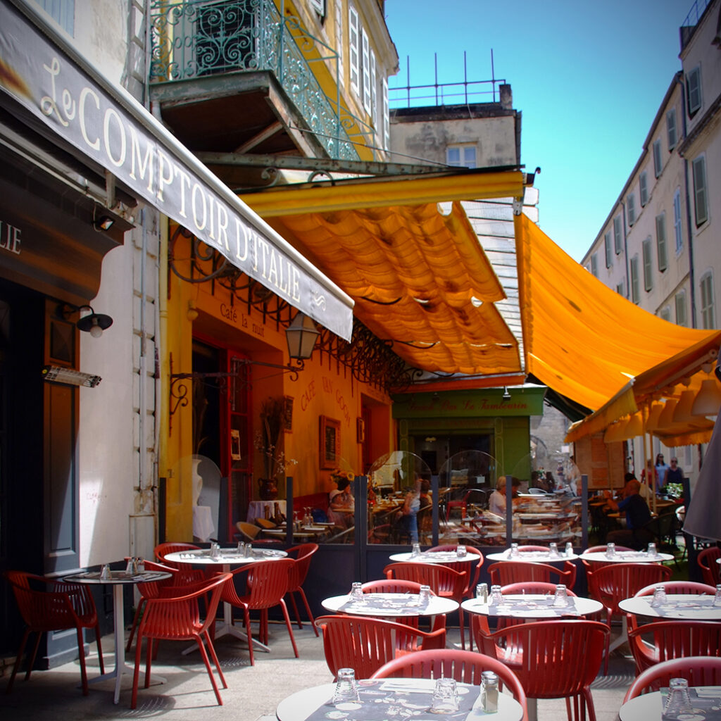 Photography Dreams | South of France photographs - Arles Van Gogh's Cafe la nuit